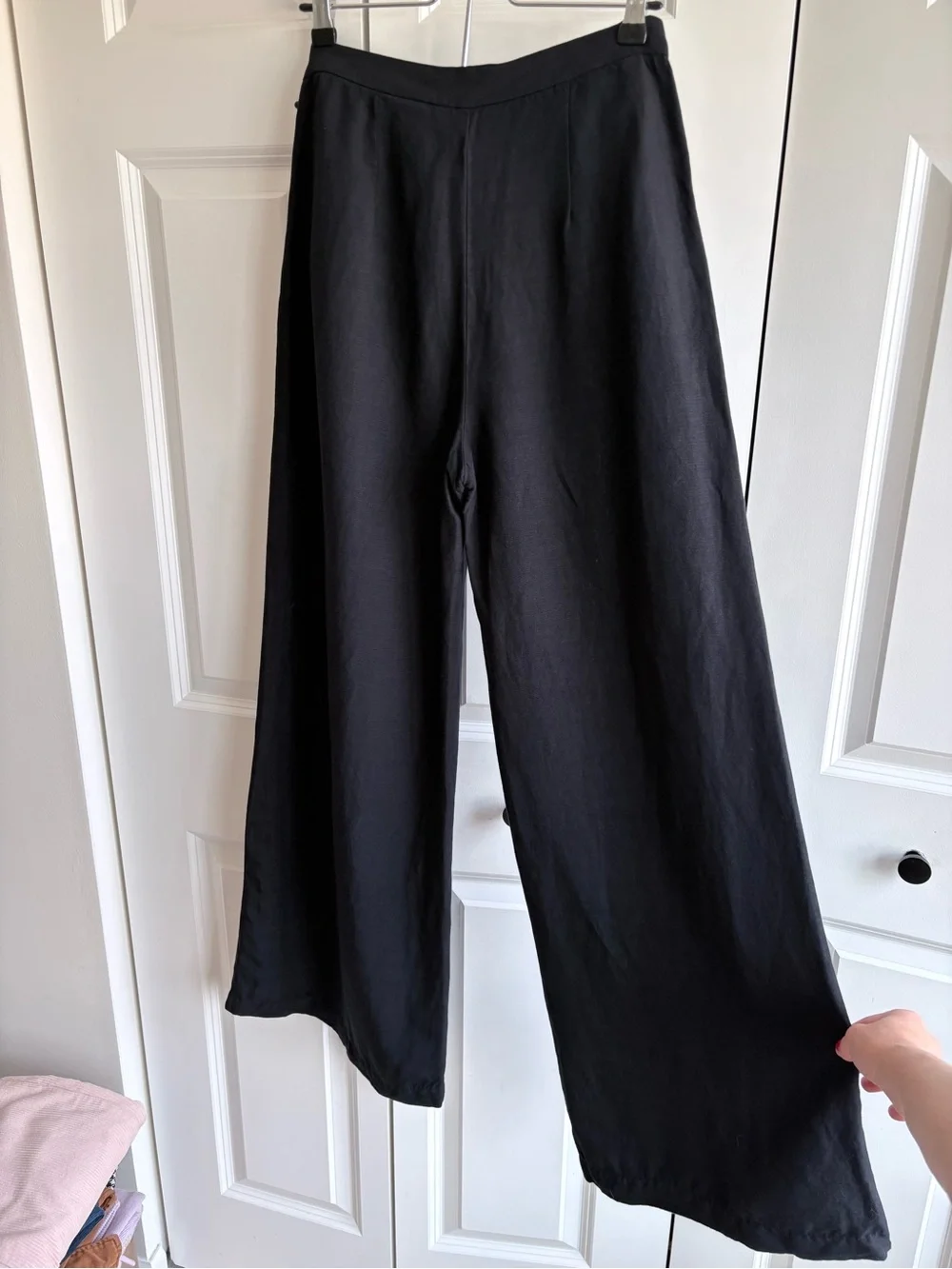 H&M Wide-Leg Linen Blend Dress Pants, Women’s Size 4